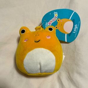 3.5" Leigh frog Squishmallow clip